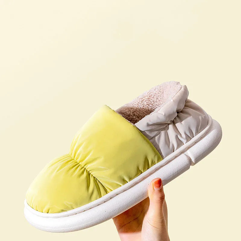 Comwarm Warm Plush Cotton Slippers