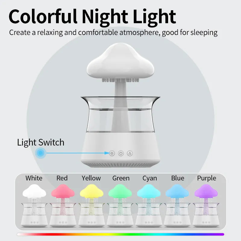 Rain Cloud Night Light humidifier