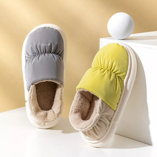Comwarm Warm Plush Cotton Slippers