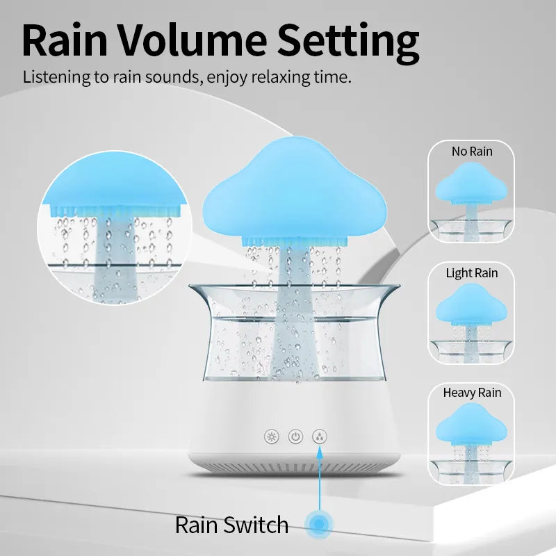 Rain Cloud Night Light humidifier