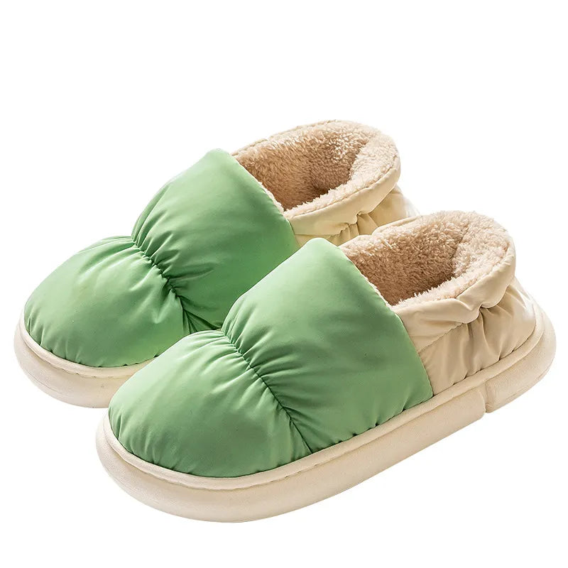 Comwarm Warm Plush Cotton Slippers