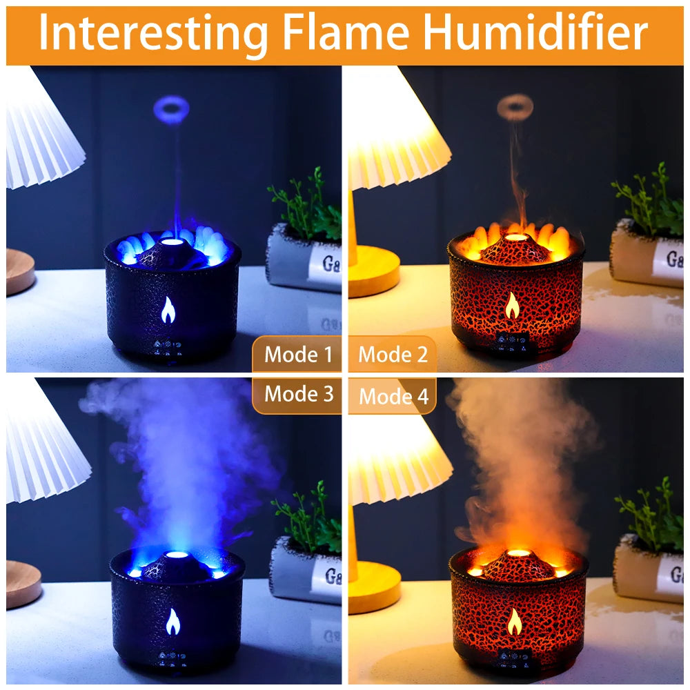 Volcano Fire Flame Air Humidifier